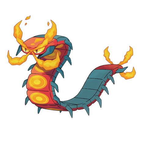 Centiskorch w wariancie shiny