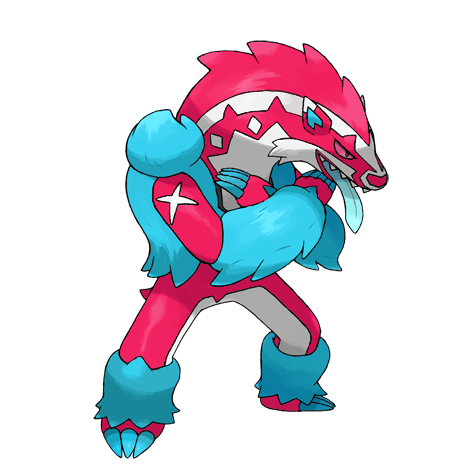 Obstagoon w wariancie shiny