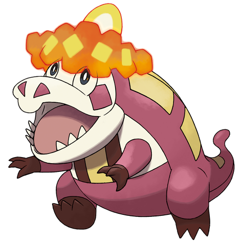 Crocalor w wariancie shiny