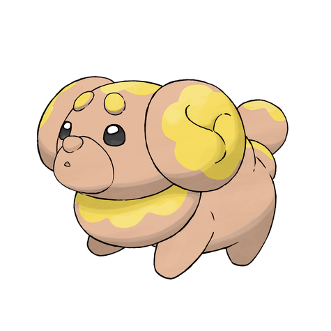 Fidough w wariancie shiny