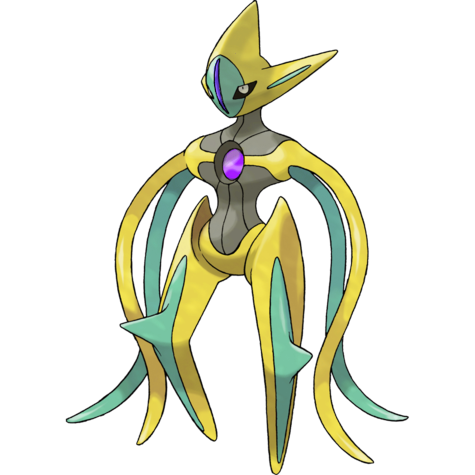 Deoxys (forma Ataku) w wariancie shiny