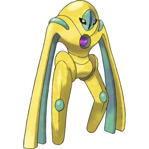 Deoxys (forma Obrony) w wariancie shiny