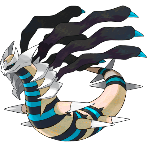 Giratina (forma Pierwotna) w wariancie shiny