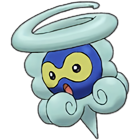Castform (forma Śnieżna) w wariancie shiny