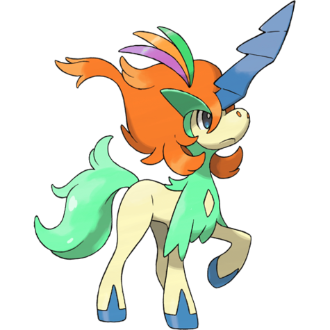 Keldeo (Resolute) w wariancie shiny
