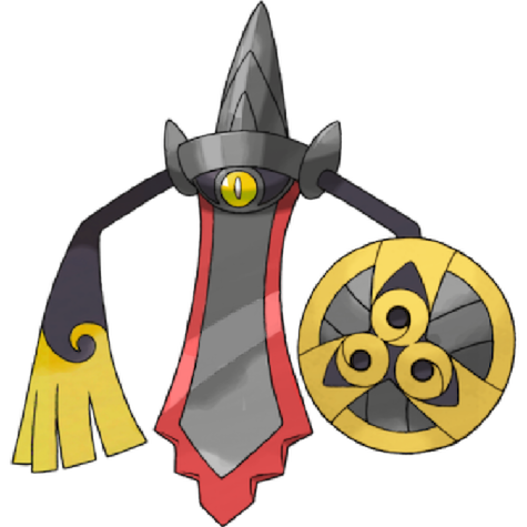 Aegislash (forma Ostrza) w wariancie shiny