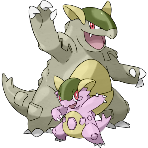 Kangaskhan (Mega) w wariancie shiny