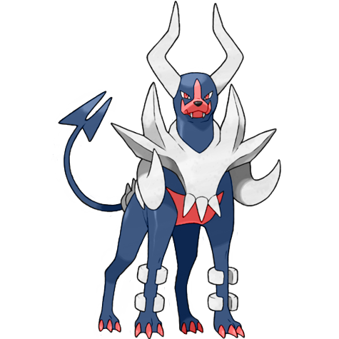 Houndoom (Mega) w wariancie shiny