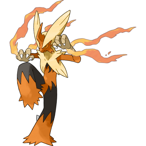 Blaziken (Mega) w wariancie shiny