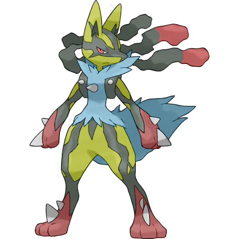 Lucario (Mega) w wariancie shiny
