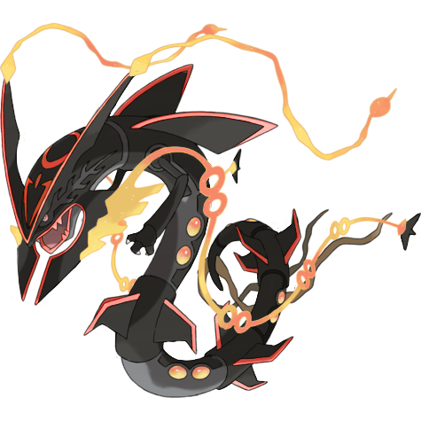 Rayquaza (Mega) w wariancie shiny
