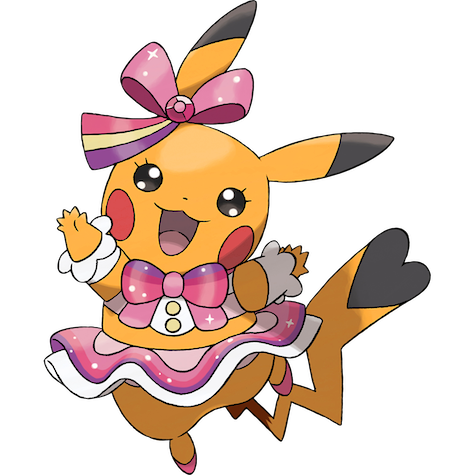 Pikachu (Pop Star) w wariancie shiny