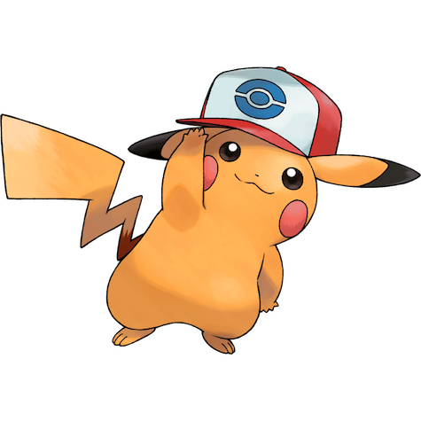 Pikachu (Unova Cap) w wariancie shiny