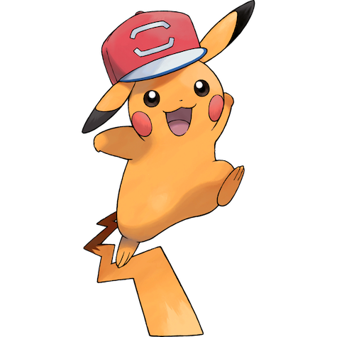 Pikachu (z Aloli Cap) w wariancie shiny