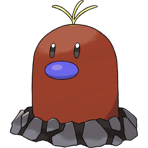 Diglett (z Aloli) w wariancie shiny