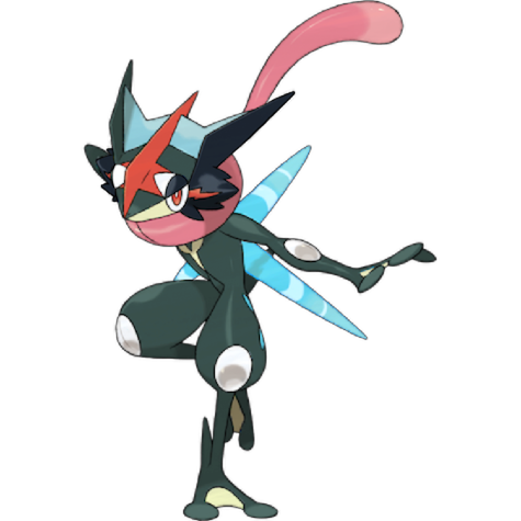 Greninja (Ash) w wariancie shiny