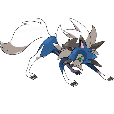 Lycanroc (Dusk) w wariancie shiny