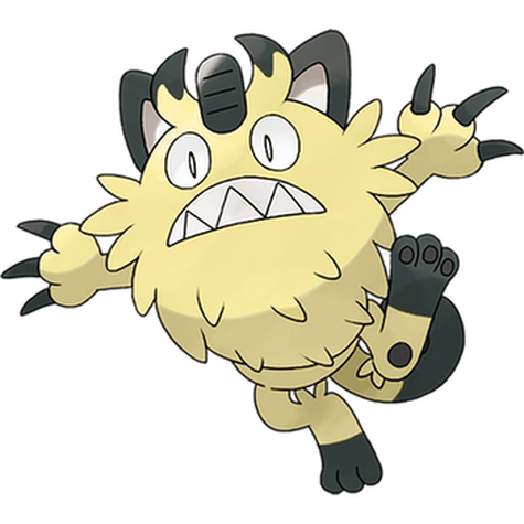 Meowth (z Galaru) w wariancie shiny