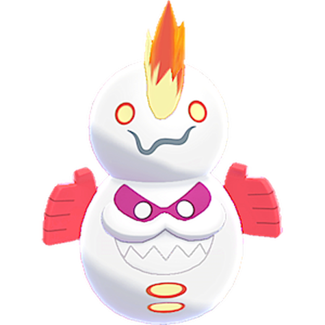 Darmanitan (z Galaru tryb Zen) w wariancie shiny