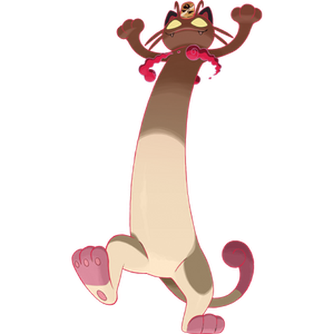 Meowth (Gigantamax) w wariancie shiny