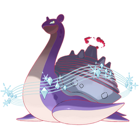 Lapras (Gigantamax) w wariancie shiny