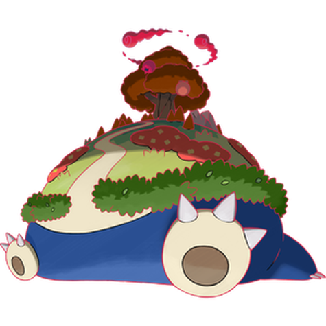 Snorlax (Gigantamax) w wariancie shiny