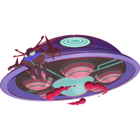 Orbeetle (Gigantamax) w wariancie shiny