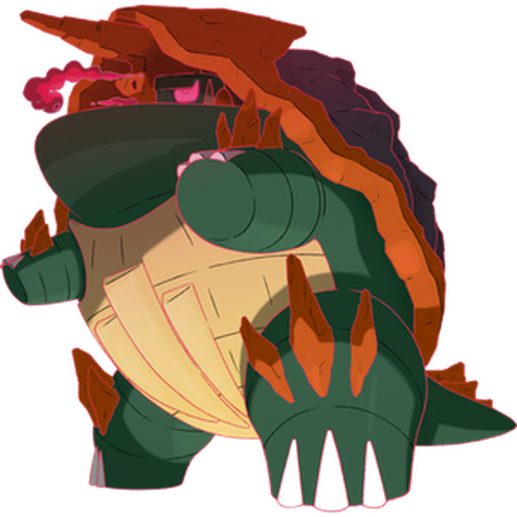 Drednaw (Gigantamax) w wariancie shiny