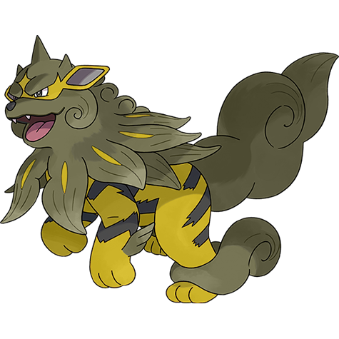 Arcanine (z Hisui) w wariancie shiny