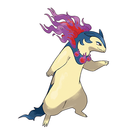 Typhlosion (z Hisui) w wariancie shiny