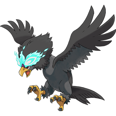 Braviary (z Hisui) w wariancie shiny