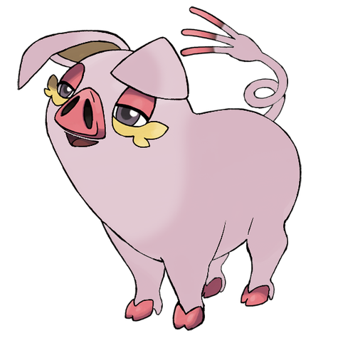 Oinkologne (♀) w wariancie shiny