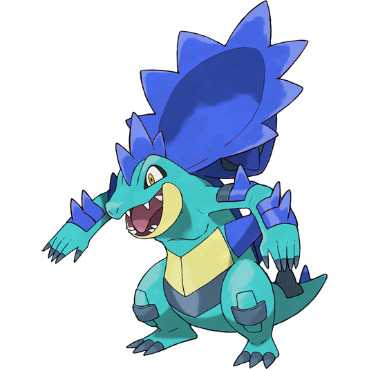 Feraligatr (Mega) w wariancie shiny