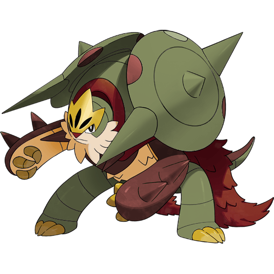 Chesnaught (Mega) w wariancie shiny