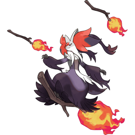 Delphox (Mega) w wariancie shiny