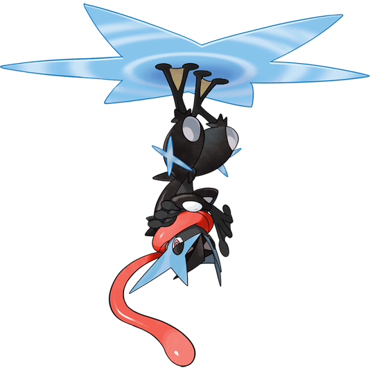 Greninja (Mega) w wariancie shiny