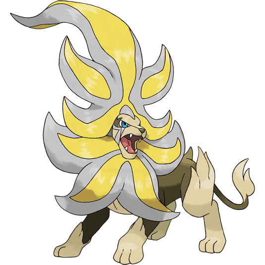 Pyroar (Mega) w wariancie shiny