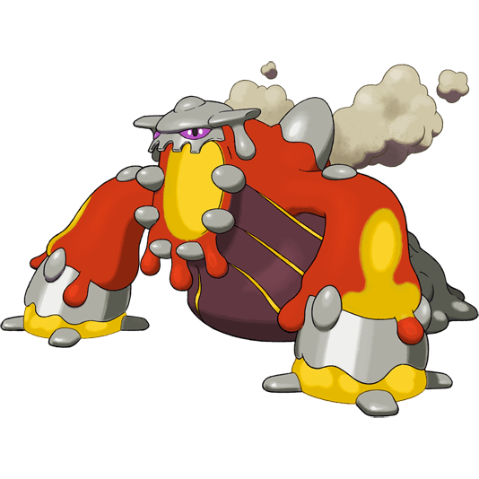 Heatran (Mega) w wariancie shiny