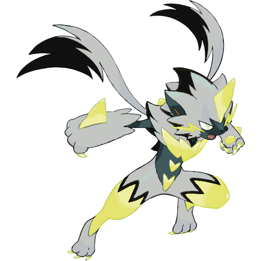 Zeraora (Mega) w wariancie shiny
