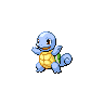 Squirtle — mały pikselowy sprite w wariancie shiny