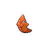 Metapod — mały pikselowy sprite w wariancie shiny