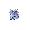 Nidoran♂ — mały pikselowy sprite w wariancie shiny