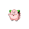 Clefairy — mały pikselowy sprite w wariancie shiny