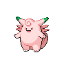 Clefable — mały pikselowy sprite w wariancie shiny