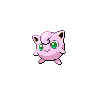 Jigglypuff — mały pikselowy sprite w wariancie shiny