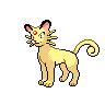 Persian — mały pikselowy sprite w wariancie shiny