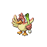 Farfetchd — mały pikselowy sprite w wariancie shiny