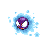 Gastly — mały pikselowy sprite w wariancie shiny