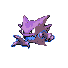 Haunter — mały pikselowy sprite w wariancie shiny