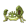 Kingler — mały pikselowy sprite w wariancie shiny